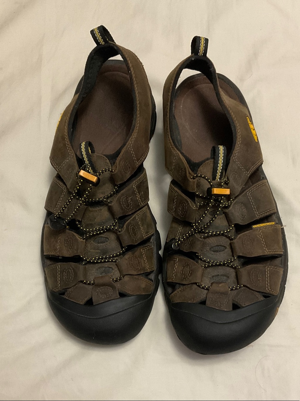 Keen Newport Brown Men's Closed-Toe Outdoor Sandals 12